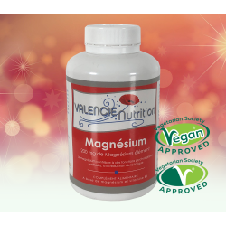 MAGNESIUM CITRATE 200 mg Vit B6 :  120 gélules végétales