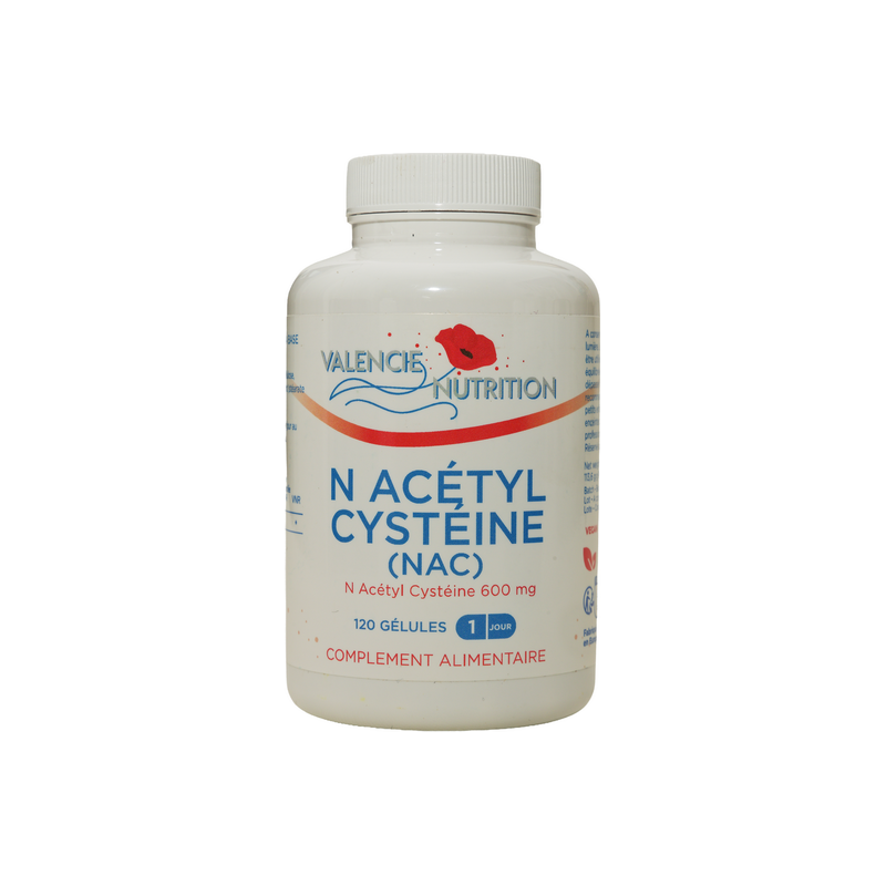 NAC - N-ACETYL-CYSTEINE 120 gélules pullulan
