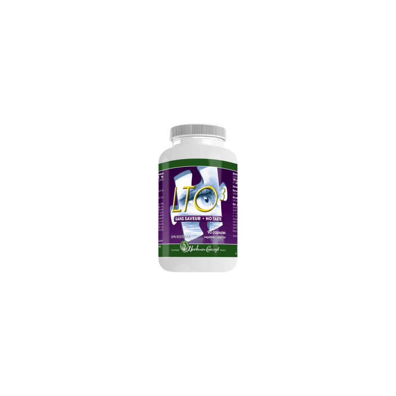 LTO3 SANS SAVEUR 90 Capsules ( L-théanine- Oméga 3- Scutellaire)